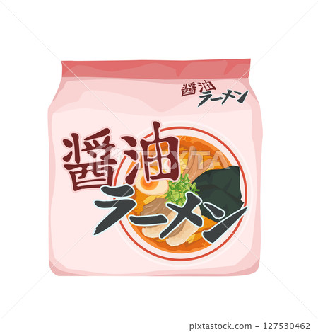 5包醬油拉麵的插圖 127530462