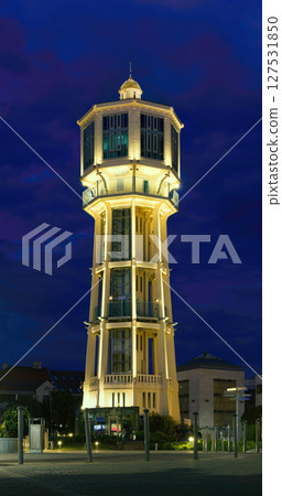 Illuminated Siofok Water Tower 127531850