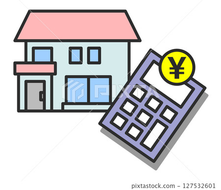 使用計算器計算房屋稅和抵押貸款還款金額的圖示 使用計算器計算房屋稅和抵押貸款還款金額的圖示 127532601