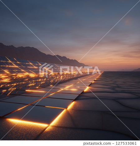 Solar Farm Horizon 127533061