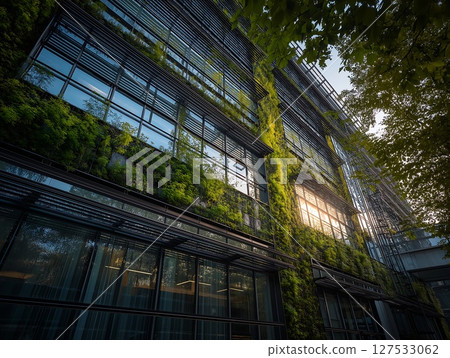 Green Building Facade 127533062