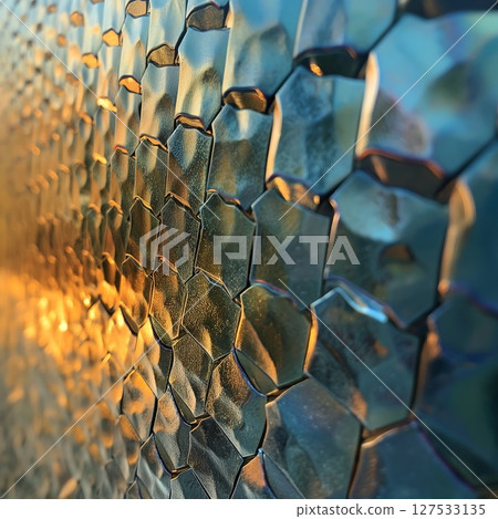 Solar Panel Cell Detail 127533135