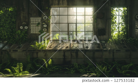 Overgrown Control Panel 127533182