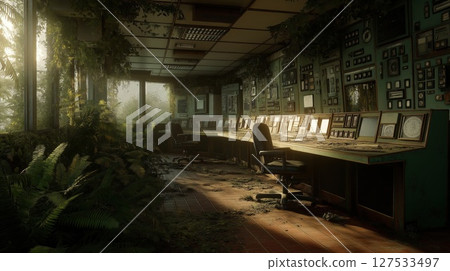 Overgrown Control Panel 127533497