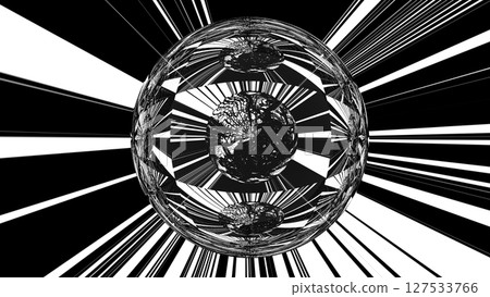 球體插圖 球體插圖 127533766