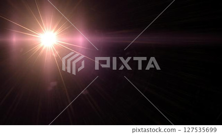 Digital lens Flare , lens flare, light leaks , Abstract overlays background. 127535699