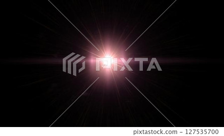Digital lens Flare , lens flare, light leaks , Abstract overlays background. 127535700