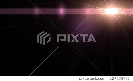 Digital lens Flare , lens flare, light leaks , Abstract overlays background. 127535701