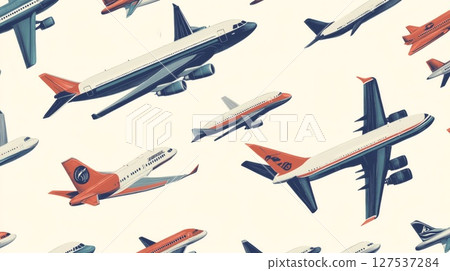 Airplane Pattern, 127537284