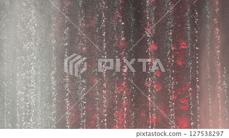 Water Curtain Lights Night Illumination: Dynamic water curtain light display at night, creating an illuminated visual spectacle. Water Curtain Lights Night Illumination: Dynamic water curtain light display at night, creating an illuminated visual spectacle. 127538297