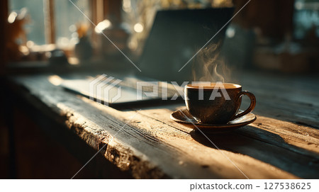 Morning Coffee Glow 127538625