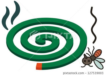 Mosquito coil "AI generated image" 127539003