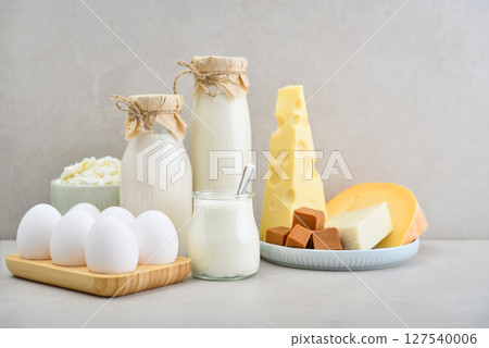 Various dairy products and eggs 127540006