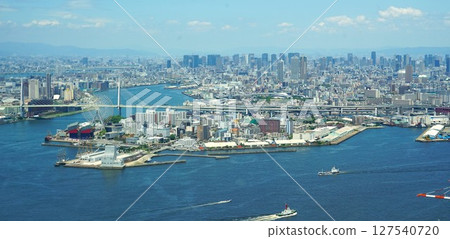 大阪港市的風景 127540720