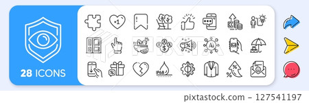 Phone password, Eye detect and Business idea line icons. Interest rate, AI generate, Inflation icons. Pack of Transform, Puzzle, Broken heart icon. Cursor, Entrance, Deckchair pictogram. Vector Phone password, Eye detect and Business idea line icons. Interest rate, AI generate, Inflation icons. Pack of Transform, Puzzle, Broken heart icon. Cursor, Entrance, Deckchair pictogram. Vector 127541197
