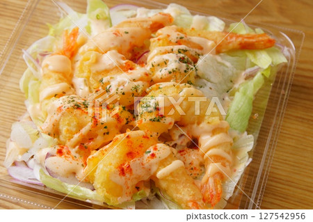 蝦仁蛋黃醬沙拉 蝦仁蛋黃醬沙拉 127542956
