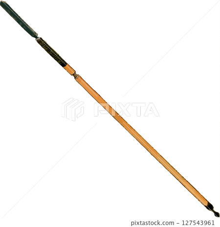 Kabuki props material of a spear that breaks in two 127543961