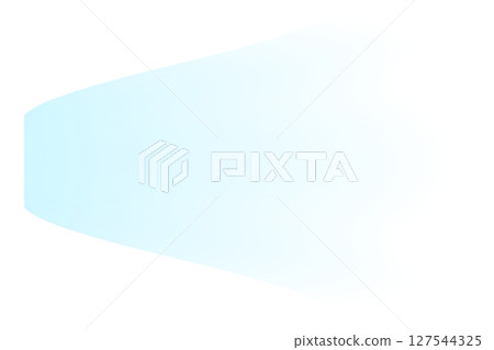 水、風和空氣的流動藍色淺藍色波浪透明漸變插畫素材背景PNG 127544325