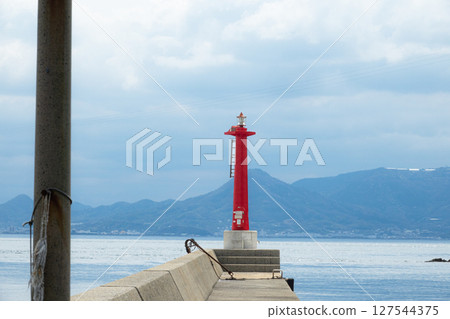Scenery of Ogijima Island floating in the Seto Inland Sea 127544375