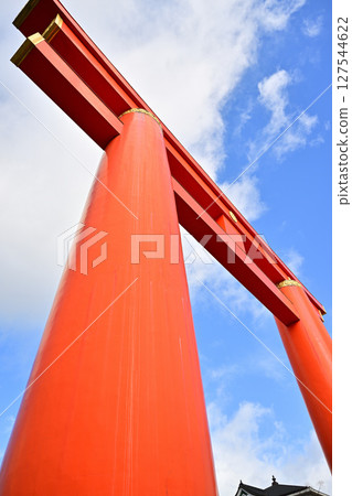 Kyoto Heian Shrine Shinto Torii 127544622