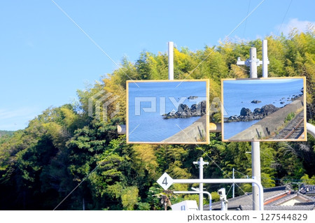 Beautiful scenery seen from Chiwata Station Beautiful scenery seen from Chiwata Station 127544829