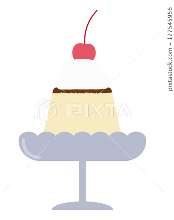 昭和復古布丁插畫 127545956