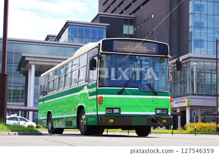 Route bus: Akita Chuo Kotsu route buses operating within Akita city 127546359