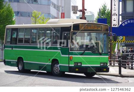 Route bus: Akita Chuo Kotsu route buses that run within Akita city 127546362