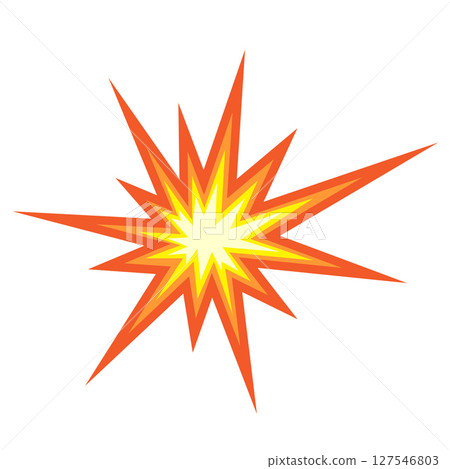 Explosion icon with fire 2 Explosion icon with fire 2 127546803