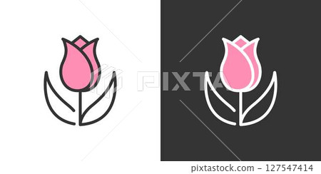 tulip flower icon tulip flower icon 127547414