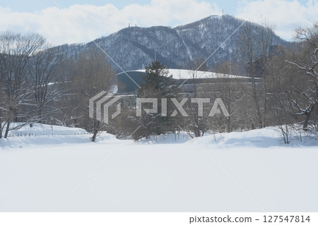 白雪覆蓋的公園 127547814