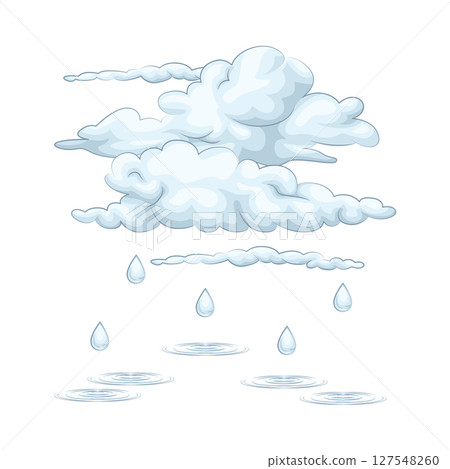 Illustration of Rain cloud 127548260