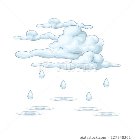 Illustration of Rain cloud Illustration of Rain cloud 127548261