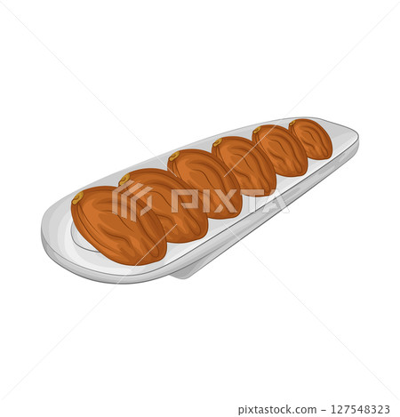 Illustration of Date Fruit 127548323