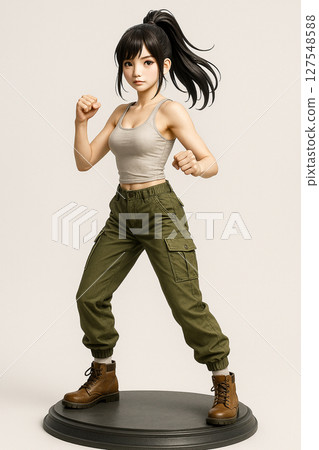 戰鬥姿勢的女孩 127548588