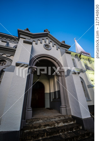 Evening view of Nakamachi Church [Nagasaki City] 127548630