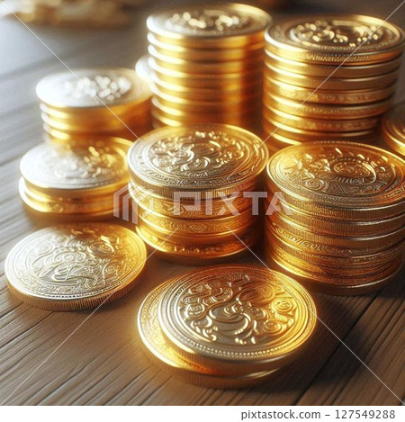 堆疊硬幣 堆疊硬幣 127549288