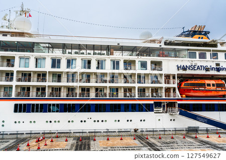 Nagasaki Port Cruise Ship Arrival (Hanseatic Inspiration) Matsugae Pier [Nagasaki City] 127549627