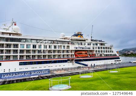 Nagasaki Port Cruise Ship Arrival (Hanseatic Inspiration) Matsugae Pier [Nagasaki City] 127549646