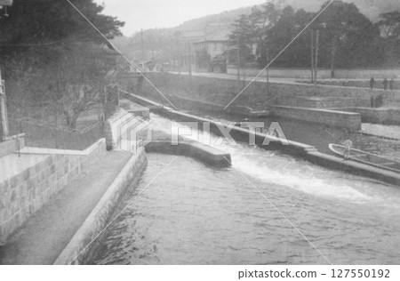 老照片，1935-1944 年，京都，琵琶湖運河，南禪寺船水庫 127550192