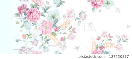 Diverse Floral Pattern Collection for Creative Design 127550217