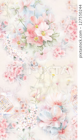 Diverse Floral Pattern Collection for Creative Design 127550244