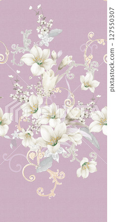 Artistic Vintage and Geometric Motif Assortment 127550307