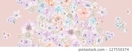 Artistic Vintage and Geometric Motif Assortment 127550374