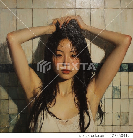 黑頭髮的女人 127550412