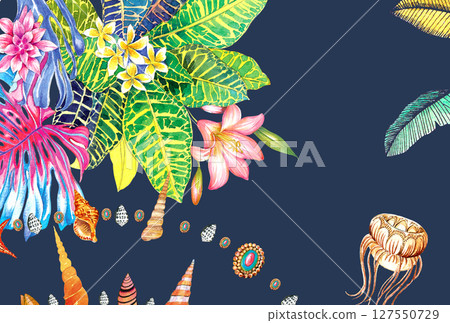Charming Nature Inspired Design Set for Projects Charming Nature Inspired Design Set for Projects 127550729