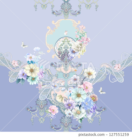 Lovely Art  Themed Pattern Series for Aesthetics 127551259