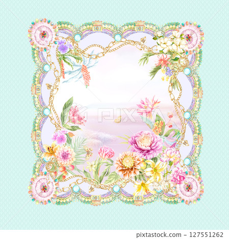 Lovely Art  Themed Pattern Series for Aesthetics 127551262