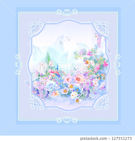 Lovely Art  Themed Pattern Series for Aesthetics 127551273
