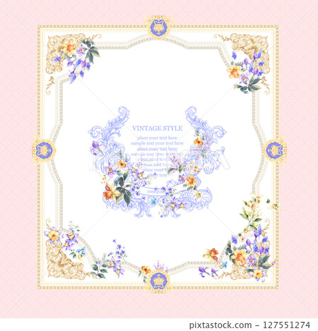 Lovely Art  Themed Pattern Series for Aesthetics 127551274
